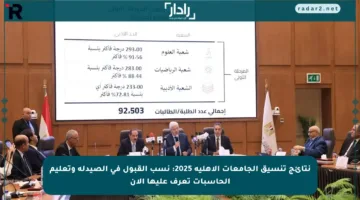 نتائج تنسيق الجامعات الأهلية 2025: نسب القبول في الصيدلة  وتعليم الحاسبات تعرف عليها الآن